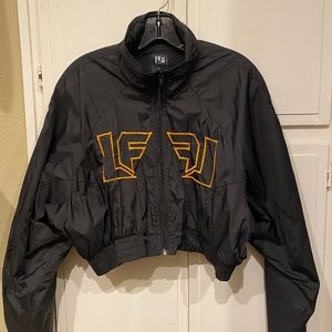 LF Black Windbreaker